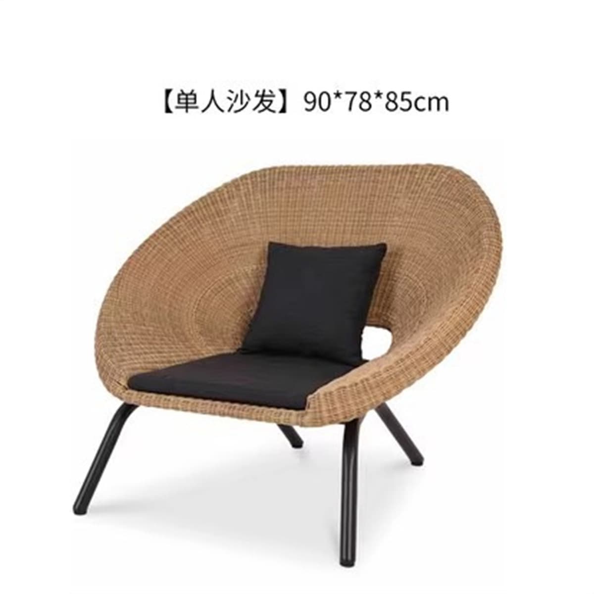 Скандинавский открытый отдых диван ротанг водонепроницаемая вилла садовый сад чайный столик наружная мебель ротанг стула...