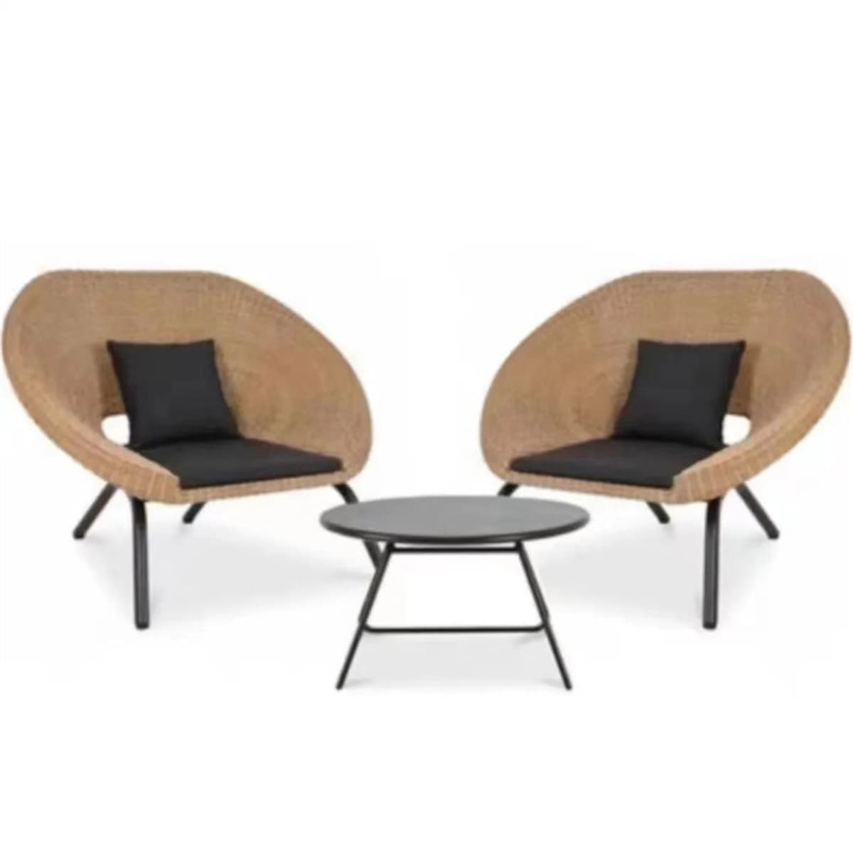 Скандинавский открытый отдых диван ротанг водонепроницаемая вилла садовый сад чайный столик наружная мебель ротанг стула...