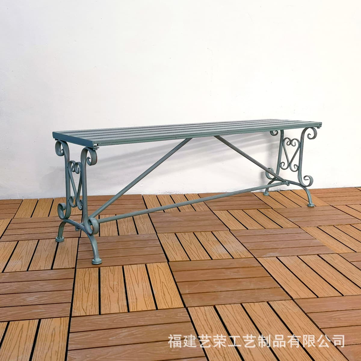 Столы и стулья для двора, балкон, современная металлическая европейская скамейка, антикоррозийное садовое железное кресло...