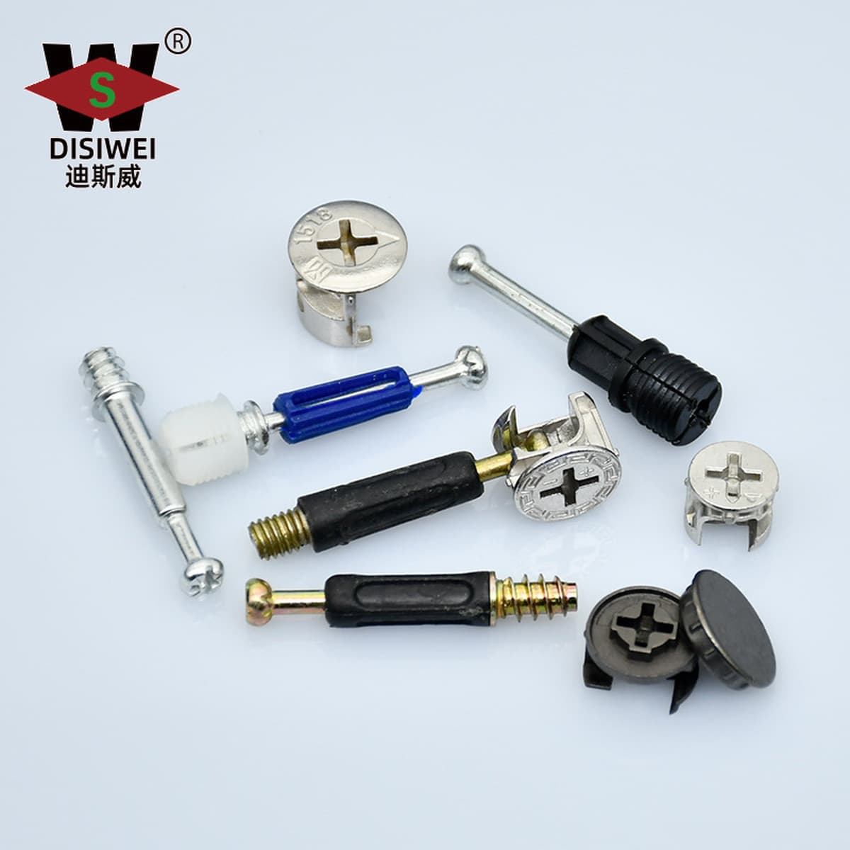 Бесплатный образец мебели: эксцентриковое колесо 12/15 мм, трехкомпонентный соединитель, крепление панели, эксцентриковый...