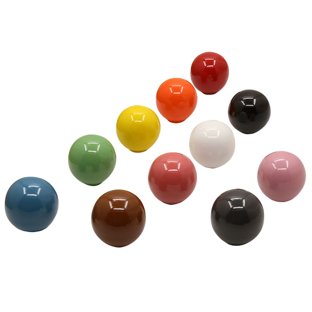 Цветные керамические двери шкафа ручка ручка минималистский шкаф ящик для шкафа шарик круглого типа с одним отверстием ручка...