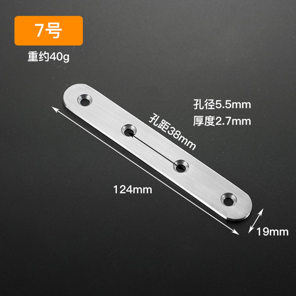 Угловой код из нержавеющей стали 90 градусов с прямоугольным кронштейном для мебели