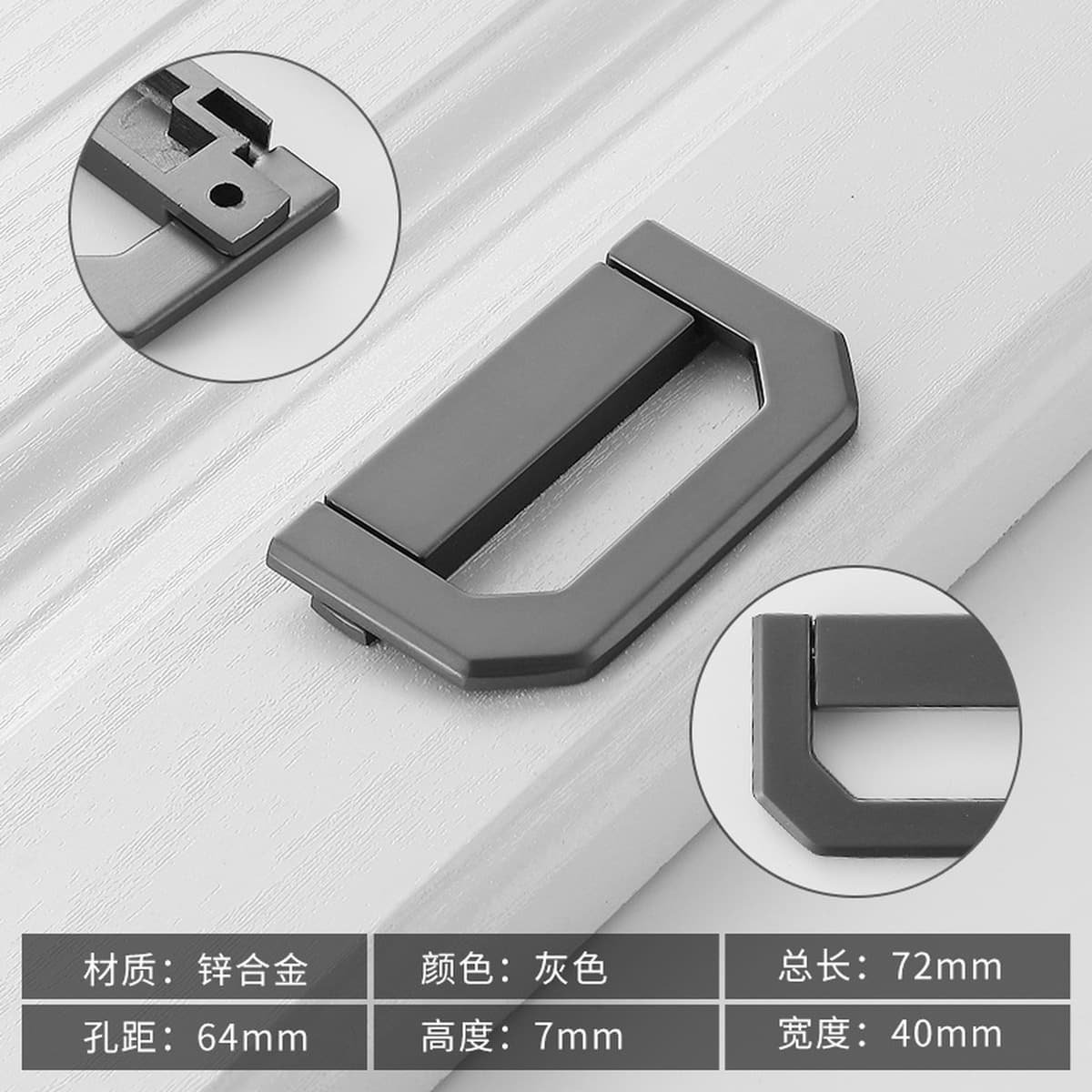 Современная простая черная ручка для дверцы шкафа, невидимая ручка для ящика, дверцы шкафа, гардероба, без перфорации,...