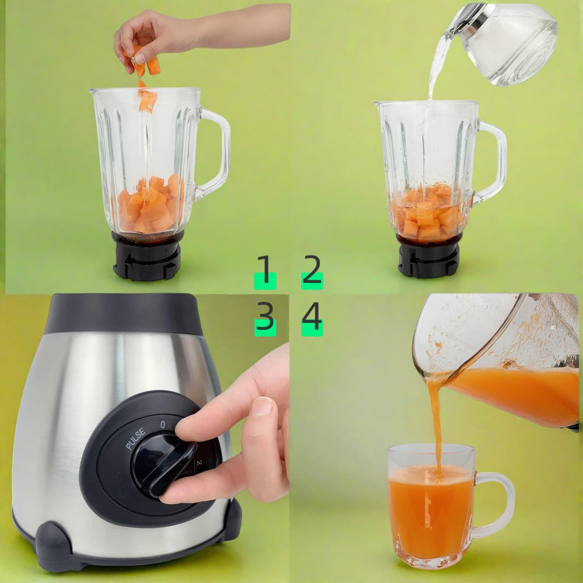 Кросс-бордерный блендер-соковыжималка 2-в-1, многофункциональный измельчитель для дома, машина для приготовления пищевых...