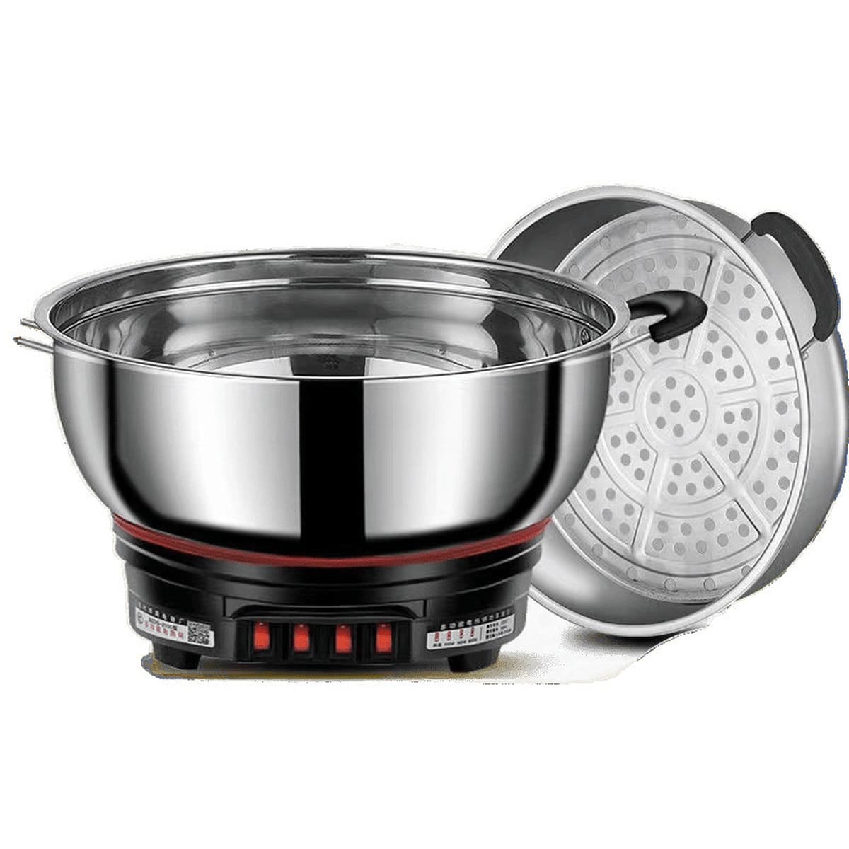 Электрическая кастрюля, многофункциональная бытовая электрическая кастрюля для приготовления пищи, встроенная электрическая...