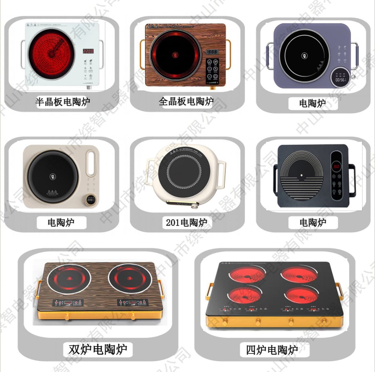 Индукционная плита Бытовая 2200 Вт Super Firepower Сенсорный экран Многофункциональная ожесточенная Жарка Мощная...