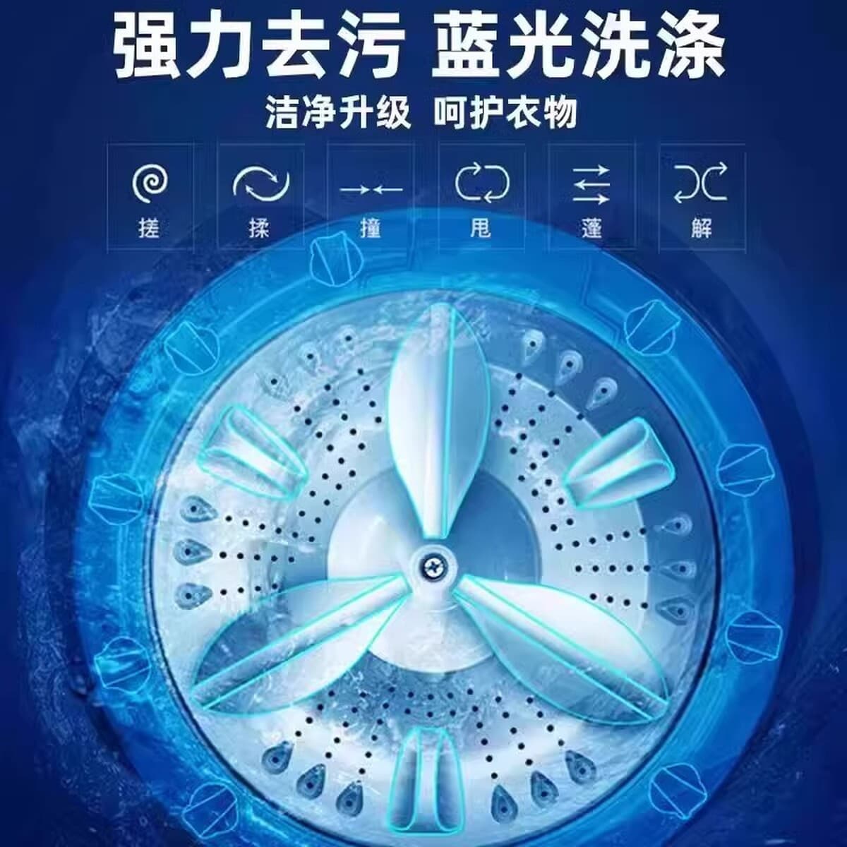 Полностью автоматическая бытовая стиральная машина Meidi 13/ 15kg большая, 18 кг, встроенный пульсатор для стирки и сушки,...