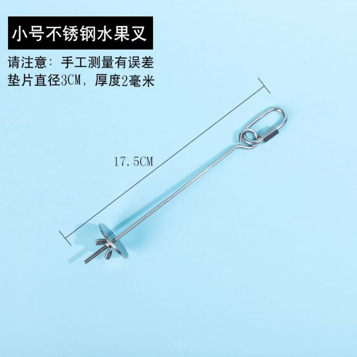 Вилка для фруктов из нержавеющей стали с попугаем, вилка для кукурузы и яблока, принадлежности для домашних животных,...