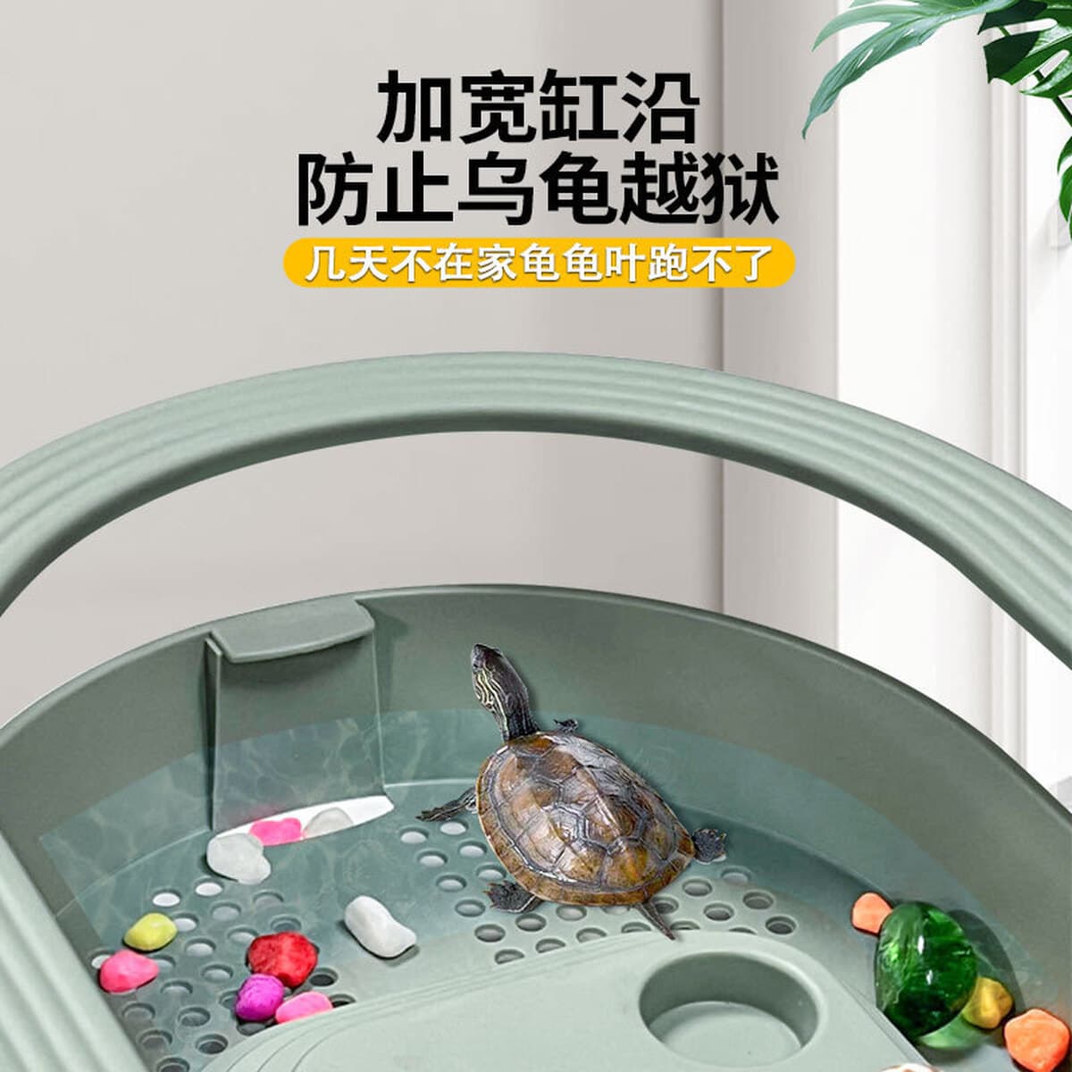 Новый очень большой аквариум для черепах для ленивых, экологический вилла-аквариум с террасой для ландшафтного дизайна,...