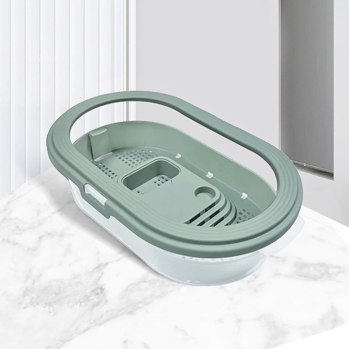 Новый очень большой аквариум для черепах для ленивых, экологический вилла-аквариум с террасой для ландшафтного дизайна,...