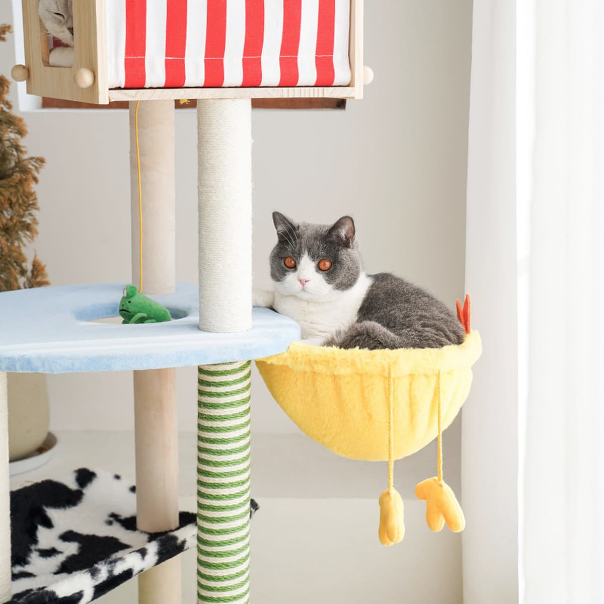 Zeze ферма кошка альпинистская стойка кошачье гнездо кошачье дерево интегрированная большая кошачья стойка царапина доска не...