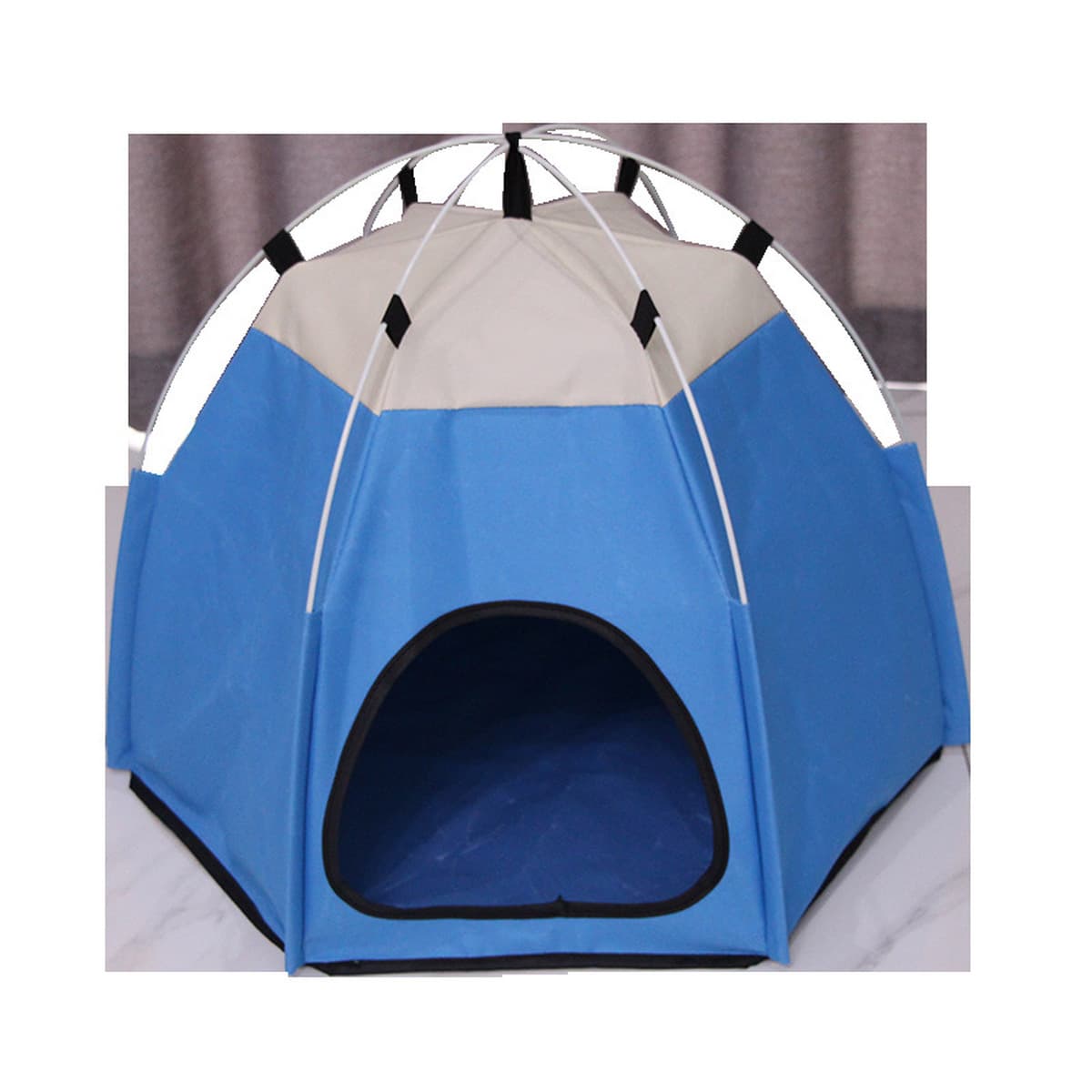 Складной, устойчивый к царапинам, изолированный большой вольер для кошек, кошачий домик, клетка для кошек, восьмиугольная...