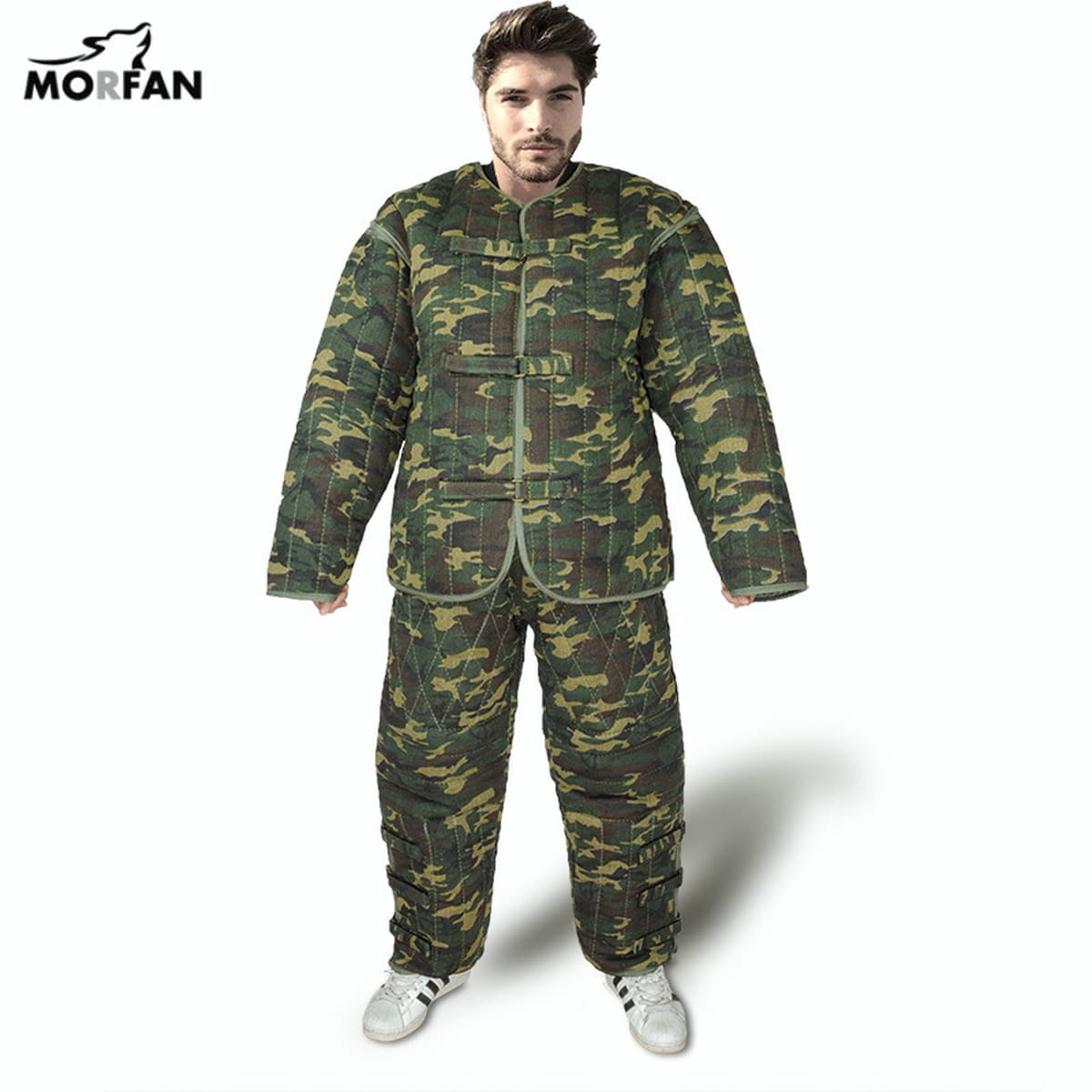Холщовая камуфляжная защитная одежда Оборудование для дрессировки собак Зоотовары Тренировочная одежда Рабочее снаряжение...