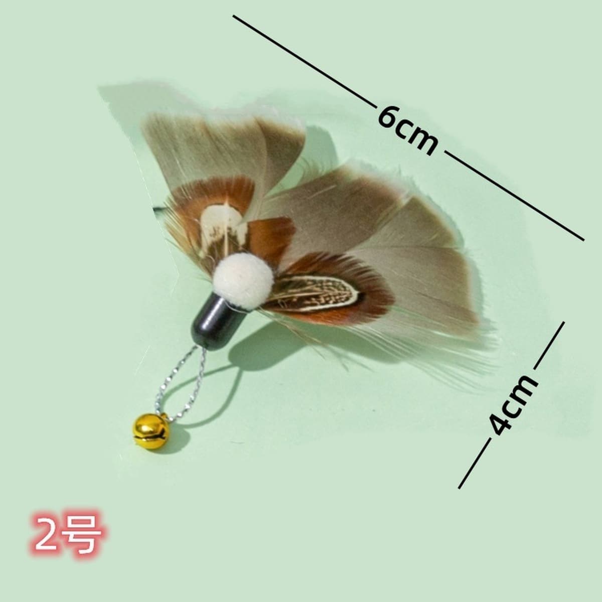 Новая кошачья палка имитация насекомого Замена головы маленькое летающее насекомое кошачья палка зоотовары производители...