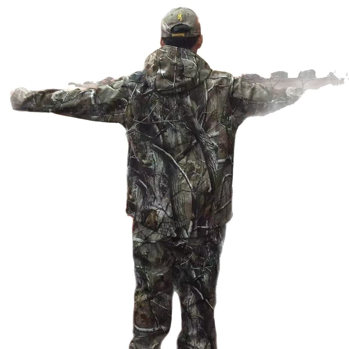 Куртка-софтшелл для охоты с бионическим камуфляжем, ветровка для активного отдыха, мужская хлопковая куртка для...