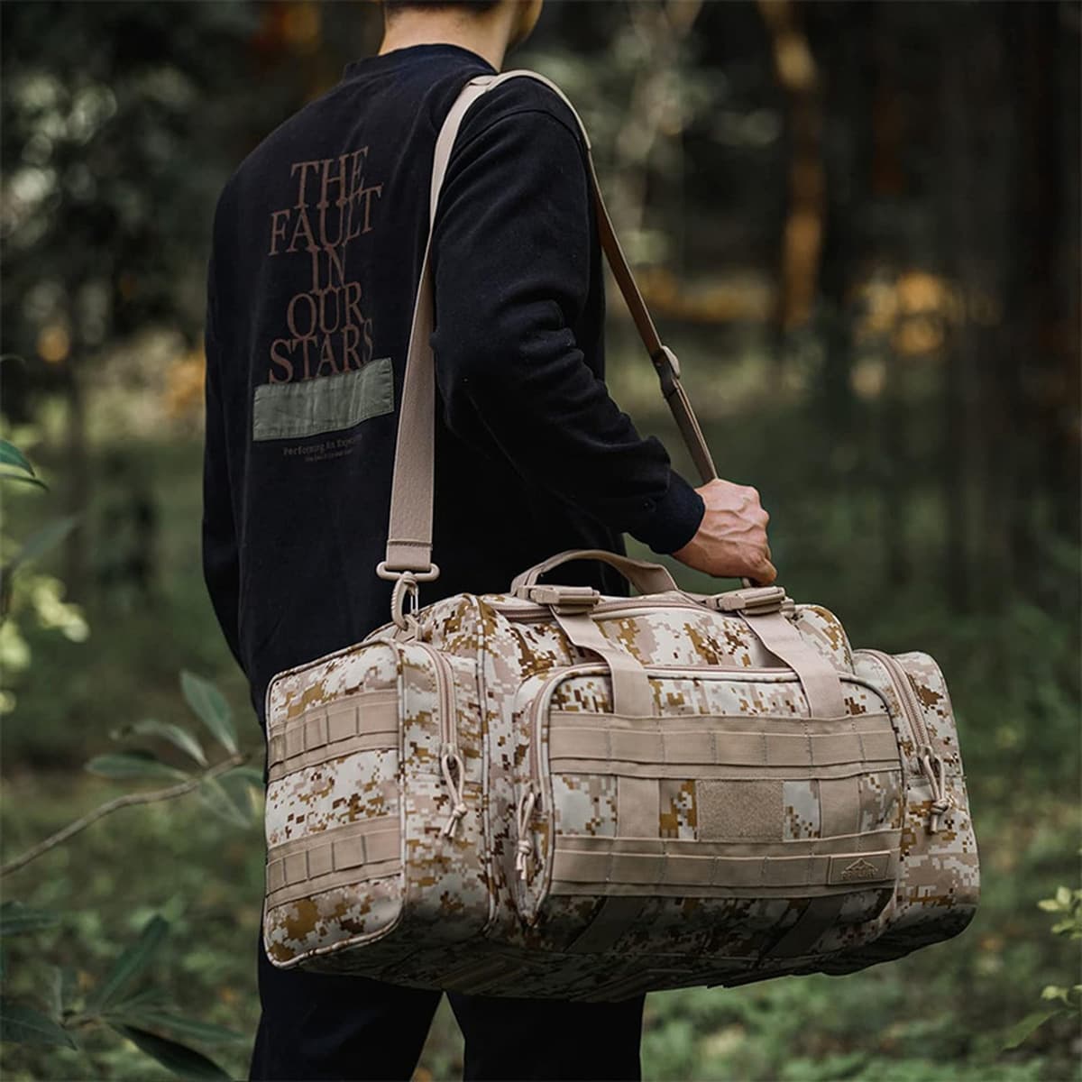 Тактическая спортивная сумка для спортзала, путешествий, пешего туризма, спортивная сумка для охоты, рыбалки, цифровая...