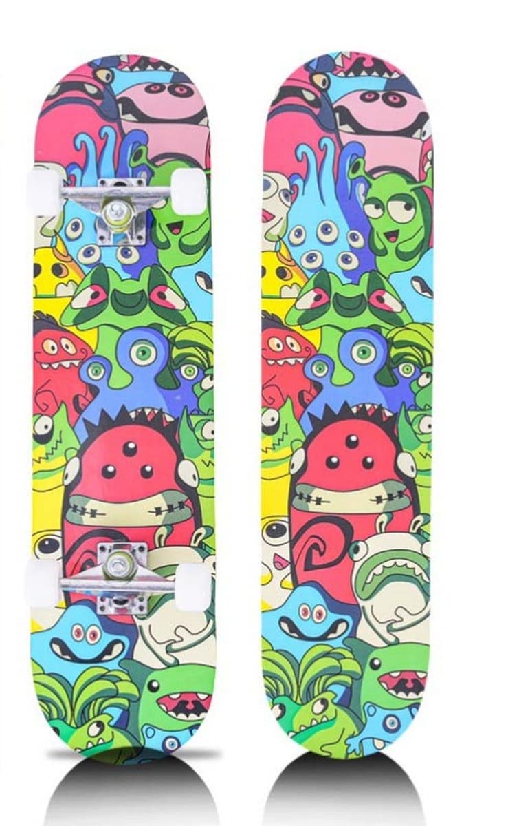 Скейтборд для начинающих, профессиональный, двойной наклон, для детей, подростков, взрослых, мальчиков и девочек,...