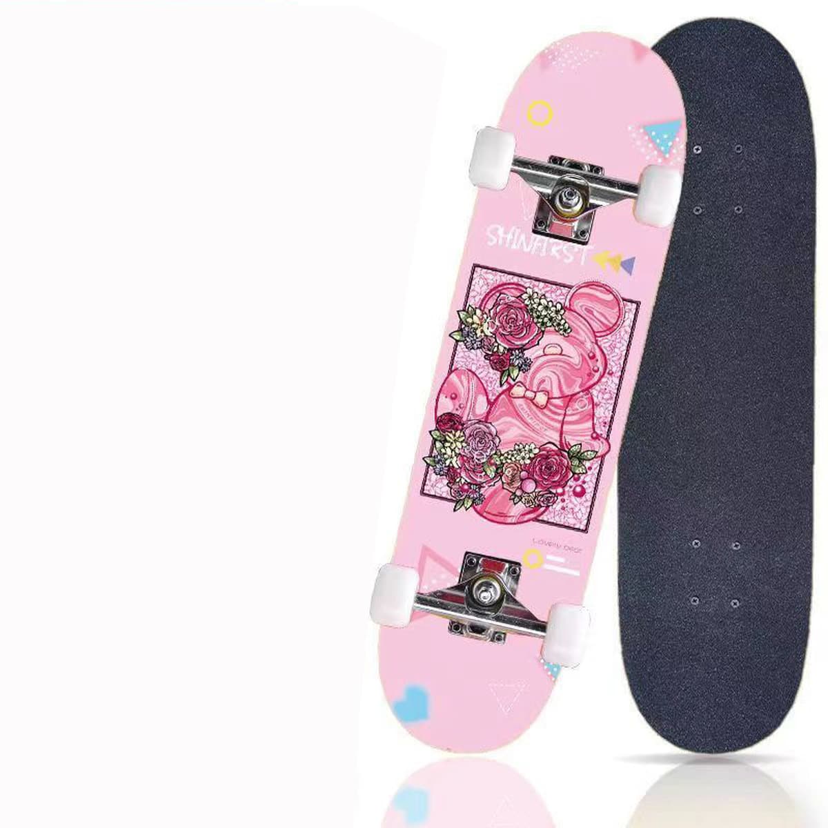 Профессиональный четырехколесный скейтборд для начинающих, длинная доска, двойная деформированная Кленовая доска, взрослые...