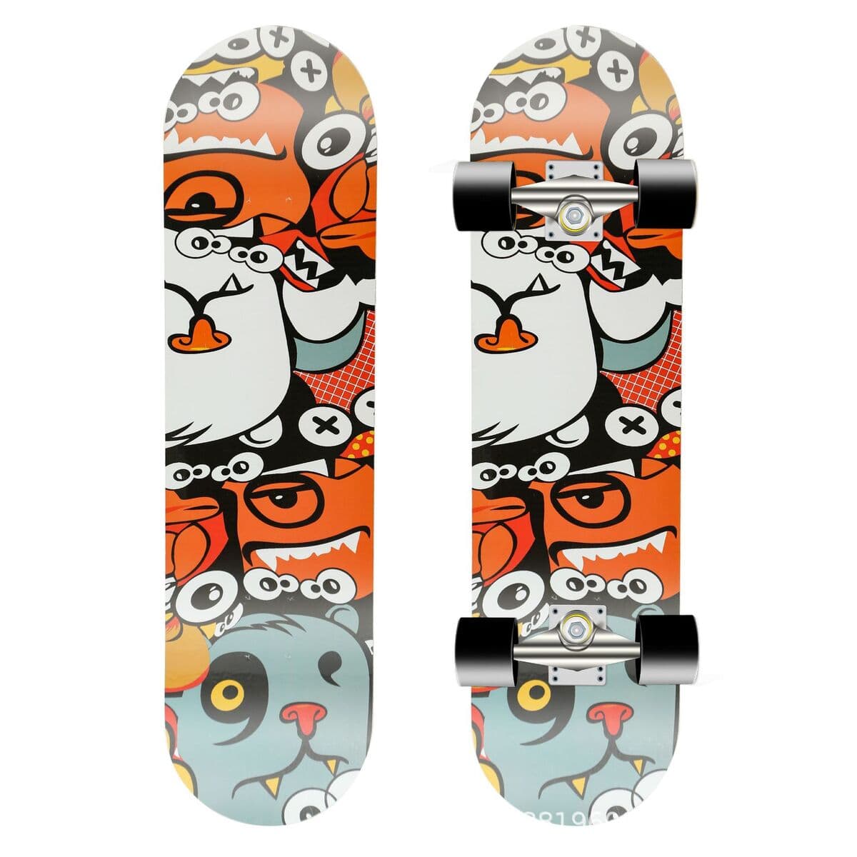 Скейтборд для начинающих подростков взрослых мальчиков и девочек детей профессиональная доска двойной переплетение...