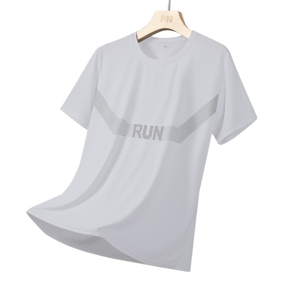 UPF50 анти-ультрафиолетовый солнцезащитный крем футболка мужской спортивный быстрый сухой костюм мужской ледяной шелк с...