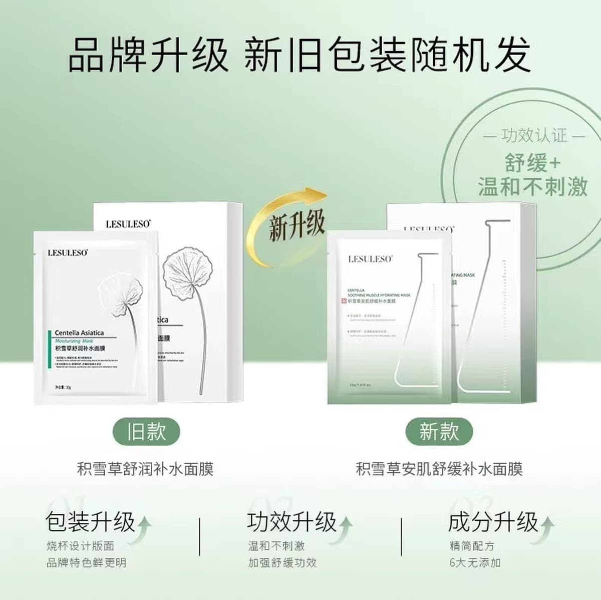 Маска Lisu Rongsheng читает Yan Mei Han Su для восстановления чувствительных мышц