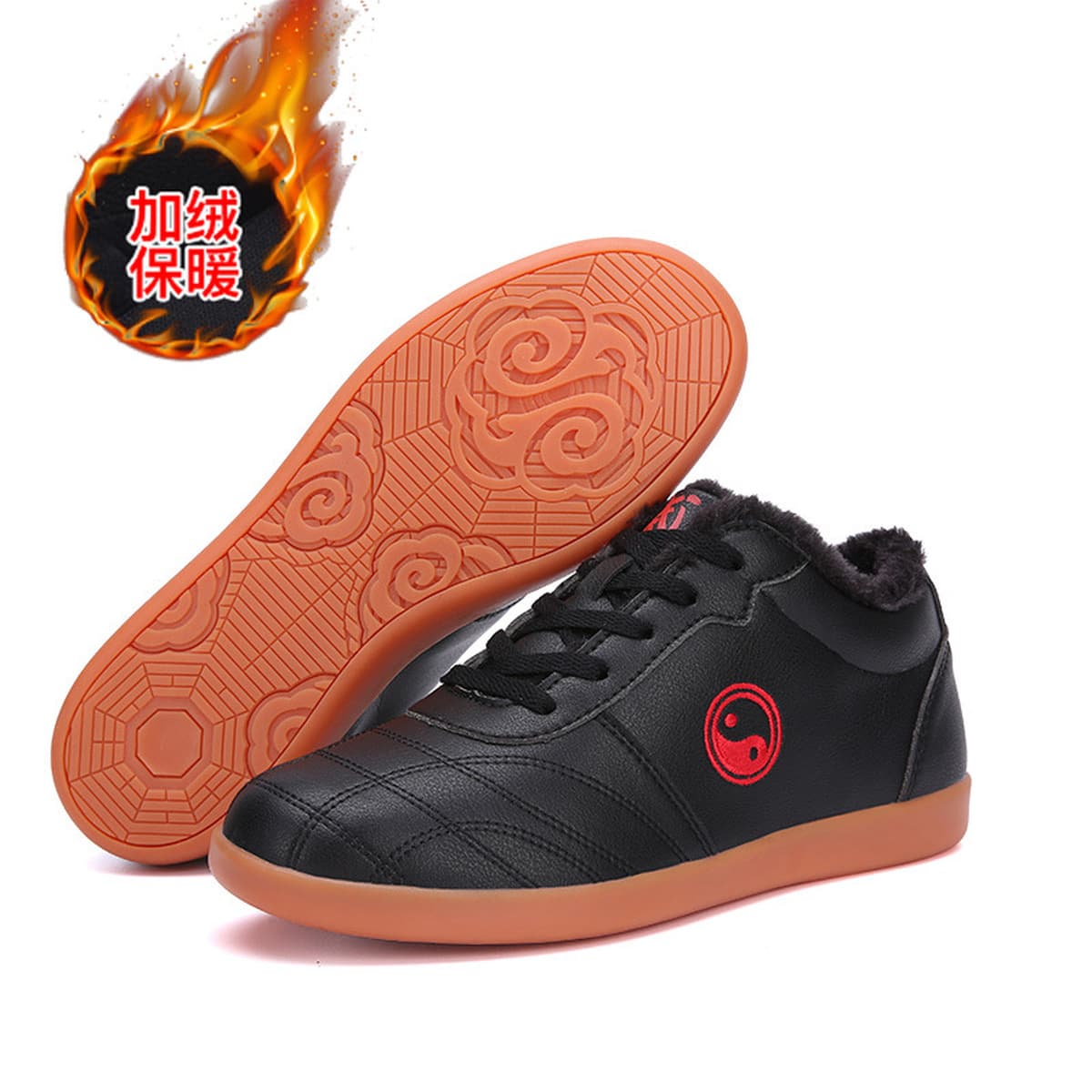 Обувь для тай-чи для женщин, мягкая кожа с резиновой подошвой, весенне-летняя мужская обувь для боевых искусств, кроссовки...