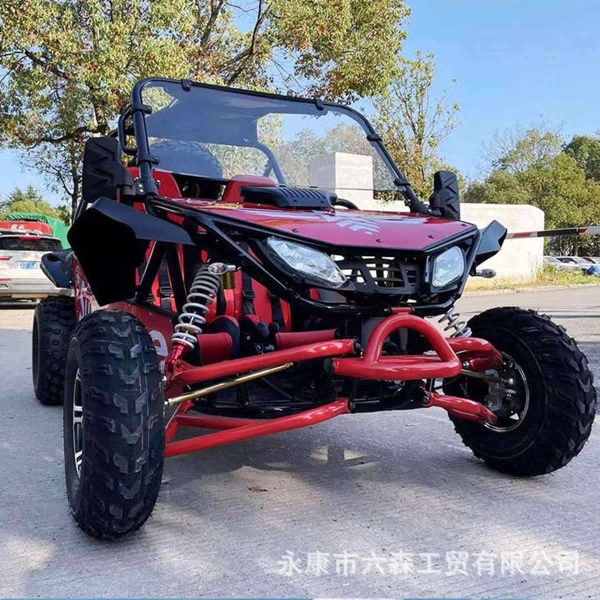 200cc взрослый двухместный спортивный карт для бездорожья, горный мотоцикл, фермерский автомобиль, UTV, ATV, вездеход