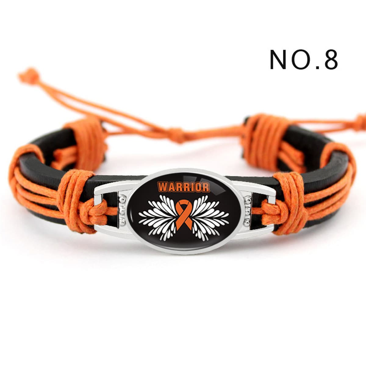 Breast Cancer bracelet Лента кожаный браслет для борьбы с вирусом ВИЧ тканый кожаный браслет