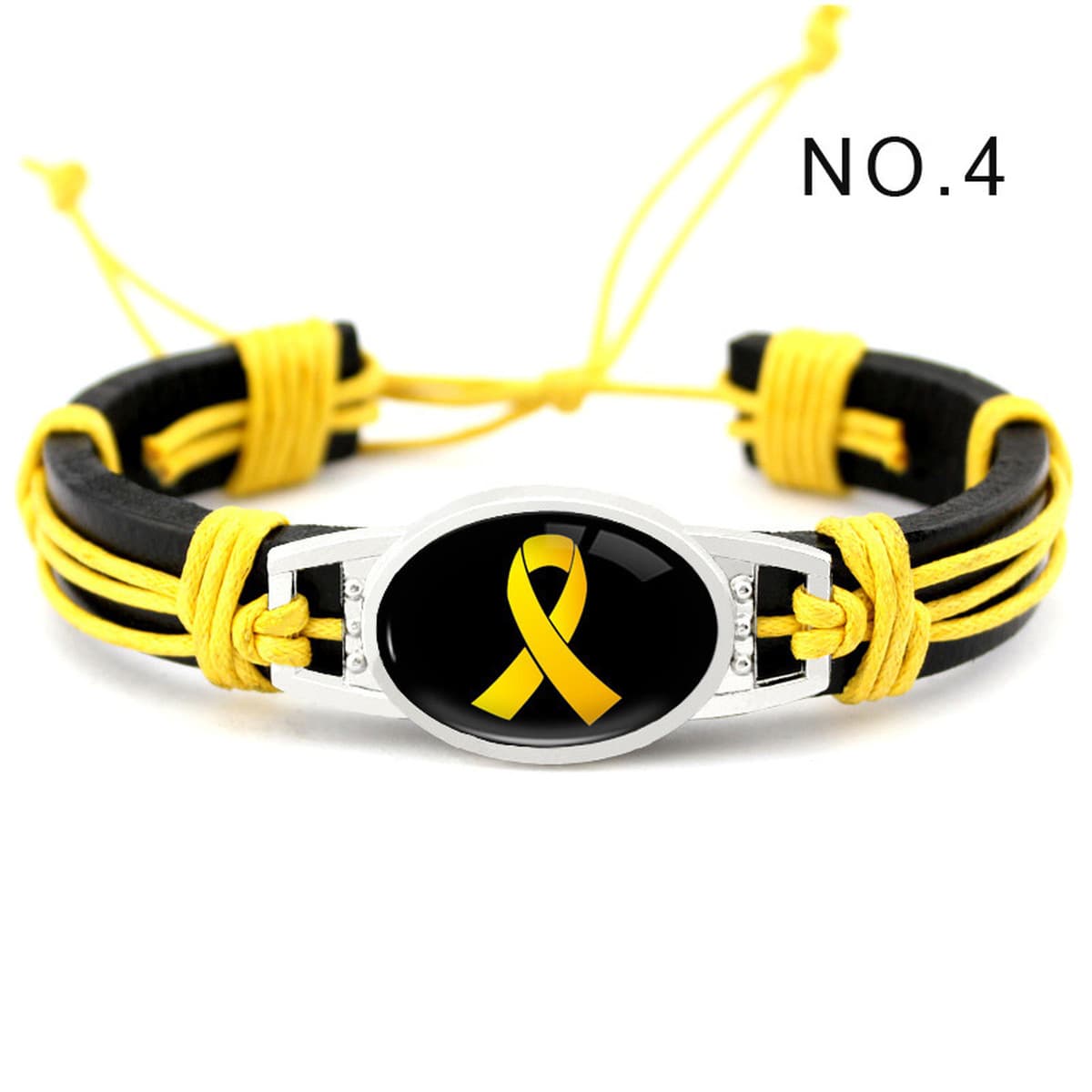 Breast Cancer bracelet Лента кожаный браслет для борьбы с вирусом ВИЧ тканый кожаный браслет