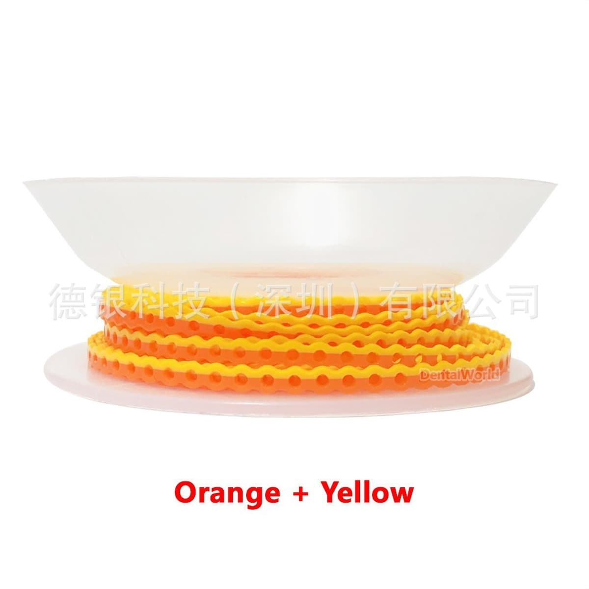 Стоматологическая двухцветная резиновая цепочка, ортодонтическая цепочка, кольцо для коррекции зубов, цепочка для...