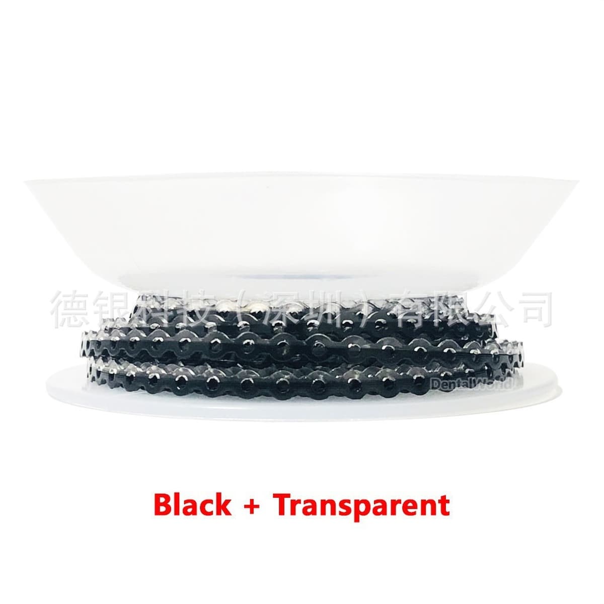 Стоматологическая двухцветная резиновая цепочка, ортодонтическая цепочка, кольцо для коррекции зубов, цепочка для...