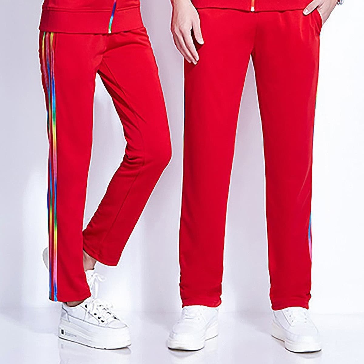 Быстросохнущие белые длинные брюки для фитнеса Jiamusi для мужчин и женщин, дышащие спортивные брюки для ходьбы, танцев,...