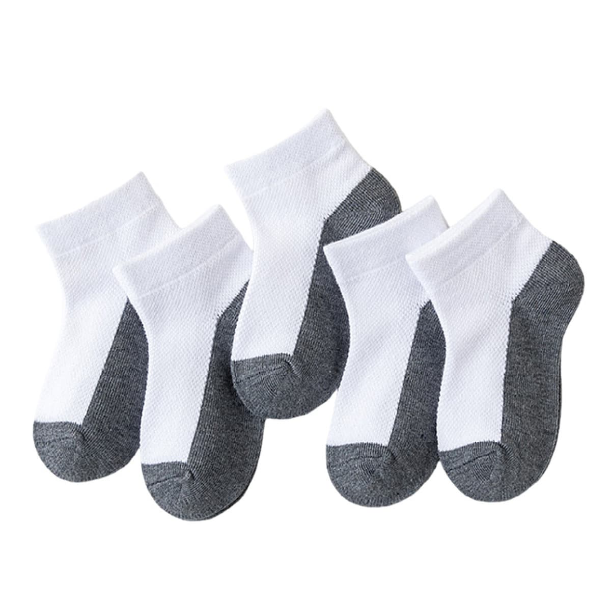 Трансграничные детские носки Летние тонкие средние носки для мальчиков девочек сетка дышащая для учащихся начальной и...