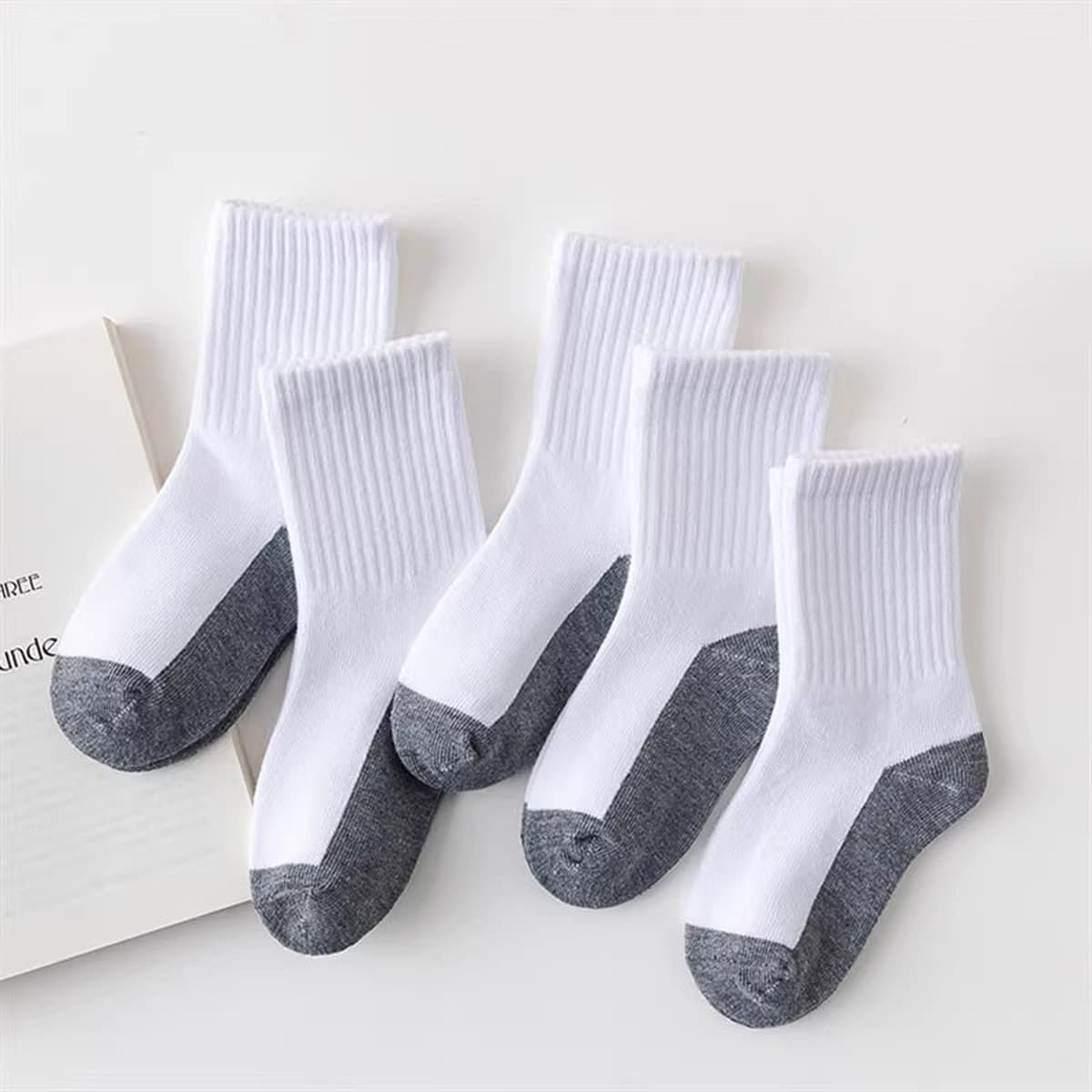 Трансграничные детские носки Летние тонкие средние носки для мальчиков девочек сетка дышащая для учащихся начальной и...