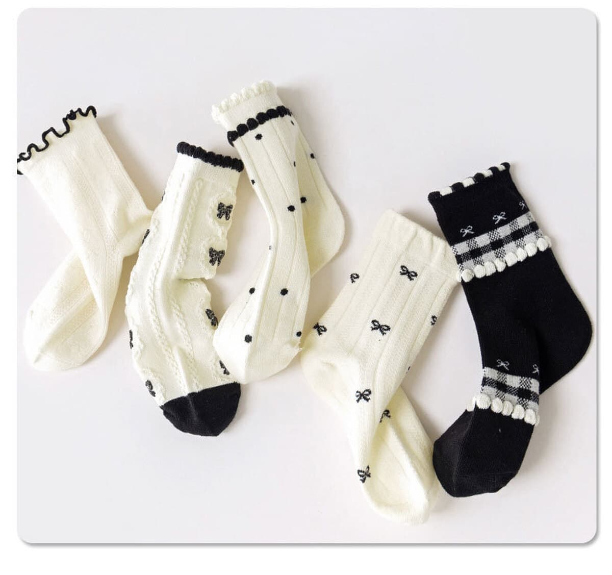 Детские носки для осени и зимы, новый стиль, свежие и милые носки в форме сердца для девочек, корейский стиль, средней...