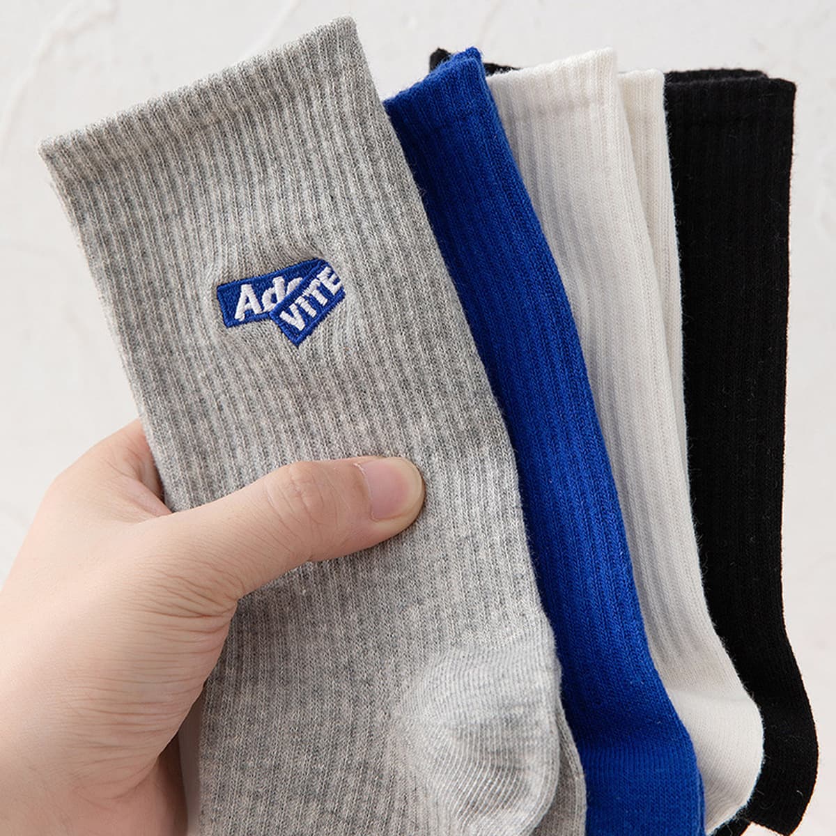 Мужские осенне-зимние мужские носки средней длины из чистого хлопка с защитой от запаха, модная верхняя одежда, спортивные...