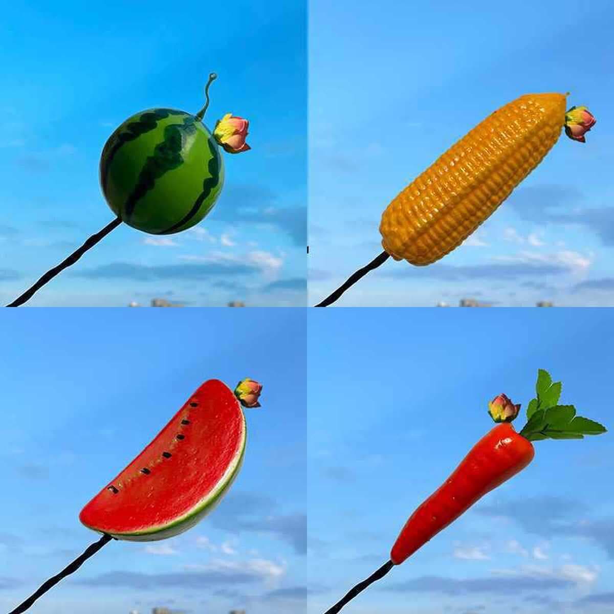 Декоративная внешняя антенна для автомобиля: милый мультяшный фигурка-кактус в стиле фуди для модификации крыши автомобиля