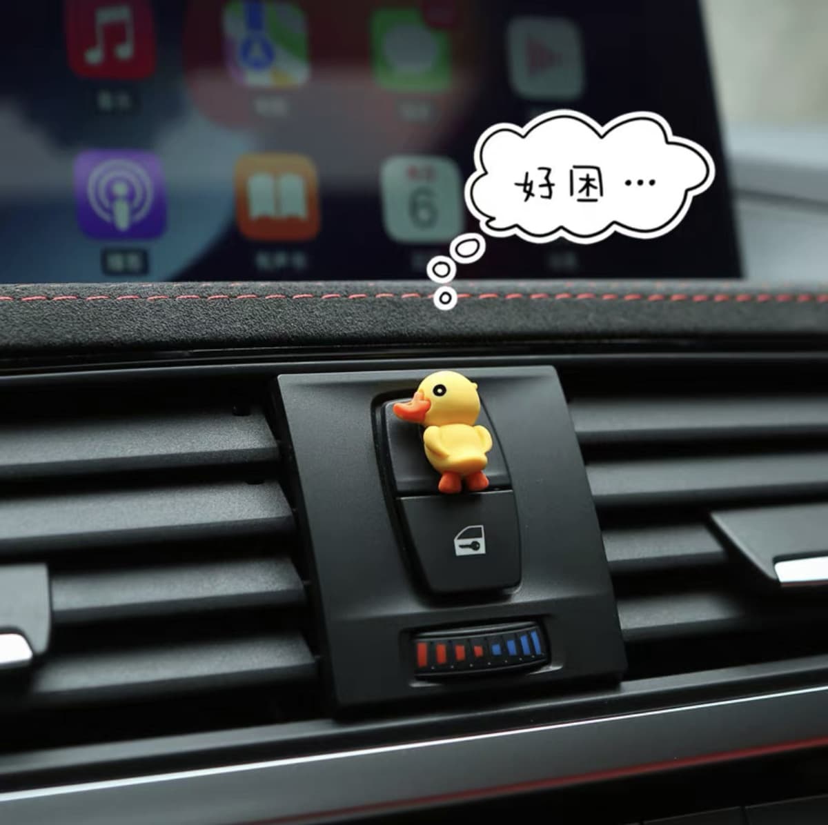 Автомобильные аксессуары украшения центральной консоли Украшение зеркала заднего вида автомобиля мультфильм электрический...