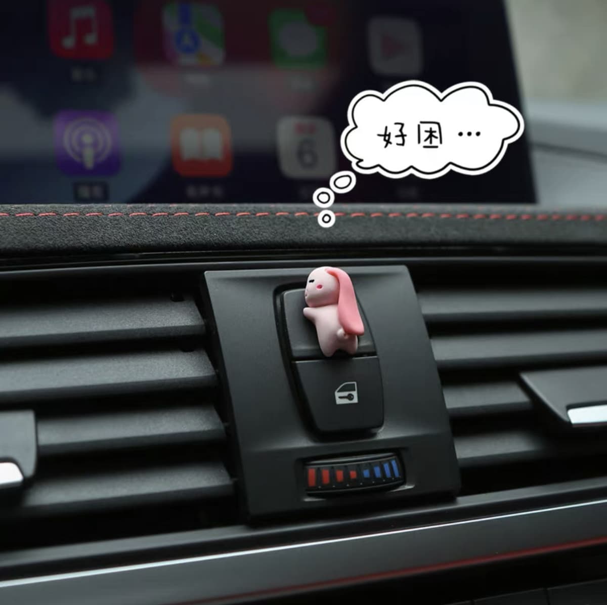 Автомобильные аксессуары украшения центральной консоли Украшение зеркала заднего вида автомобиля мультфильм электрический...