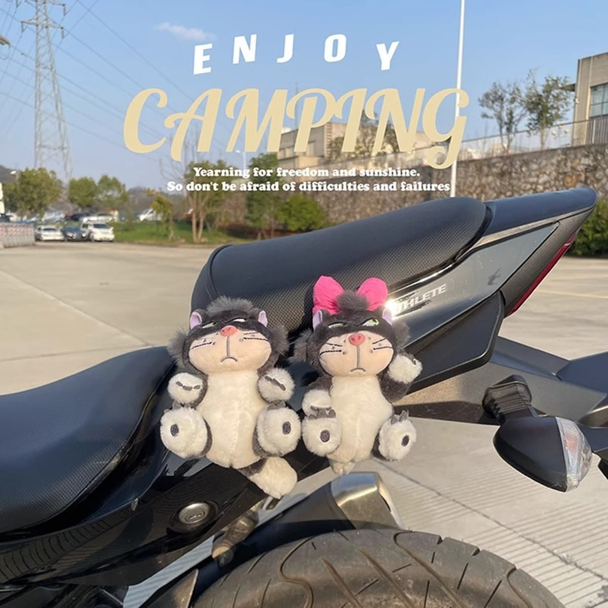 Декоративная подвеска-кукла "Люцифер" для мотоцикла, аккумуляторная игрушка, маленькие украшения для автомобиля, аксессуары...