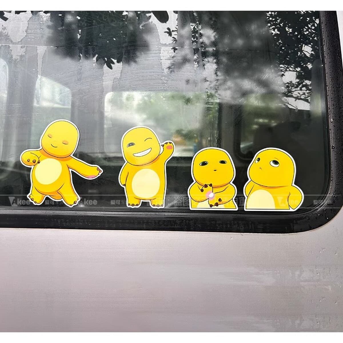 Маленький молочный дракон, толстый дракон, автомобильная наклейка, аниме, мультяшный электромобиль, мотоциклетный шлем,...