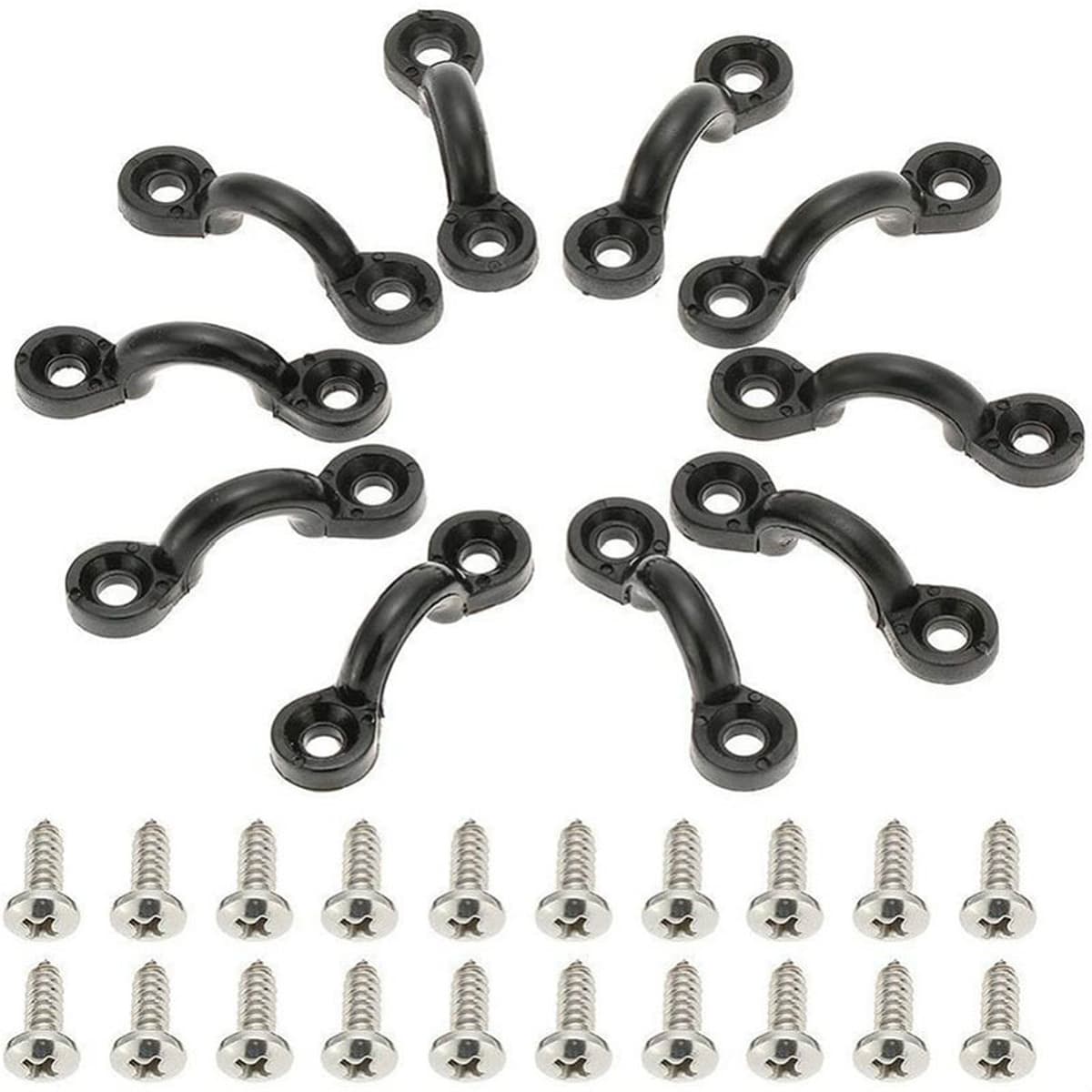 Пряжка ручки каяка, пряжка веревки для палубы, пластиковая пряжка для лодки, C-образная пряжка, аксессуары для каноэ, пряжка...