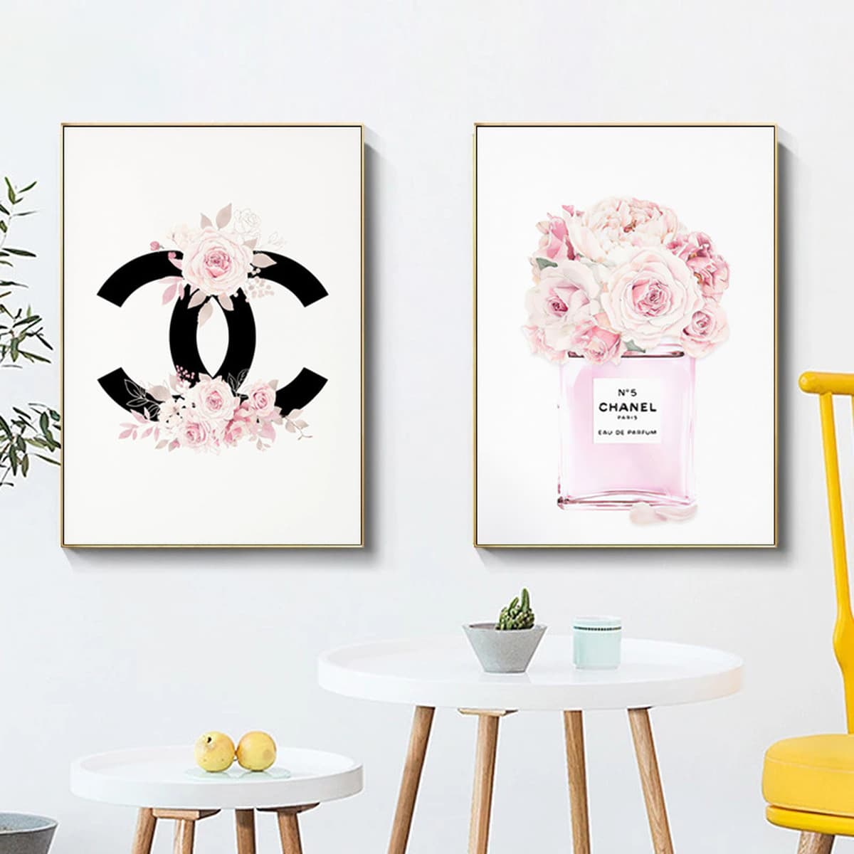 Внешняя торговля модное искусство картина флакон духов печать плакат цветок спальня книга обувь девушка украшение комнаты...