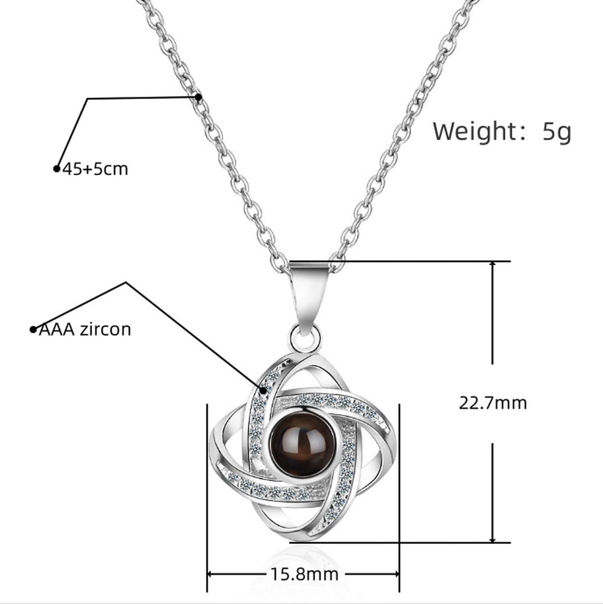 Трансграничные Горячие взрывы Амазонки на 100 языках Я люблю тебя проекционное ожерелье женское высокое чувство сердце кулон...