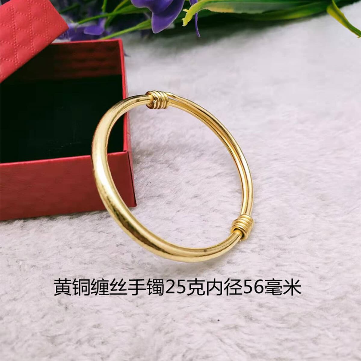 Чистая медь без покрытием цвет браслет завернутый Шелк гладкой меди красная медь латунь браслет этнический стиль двухтактный...