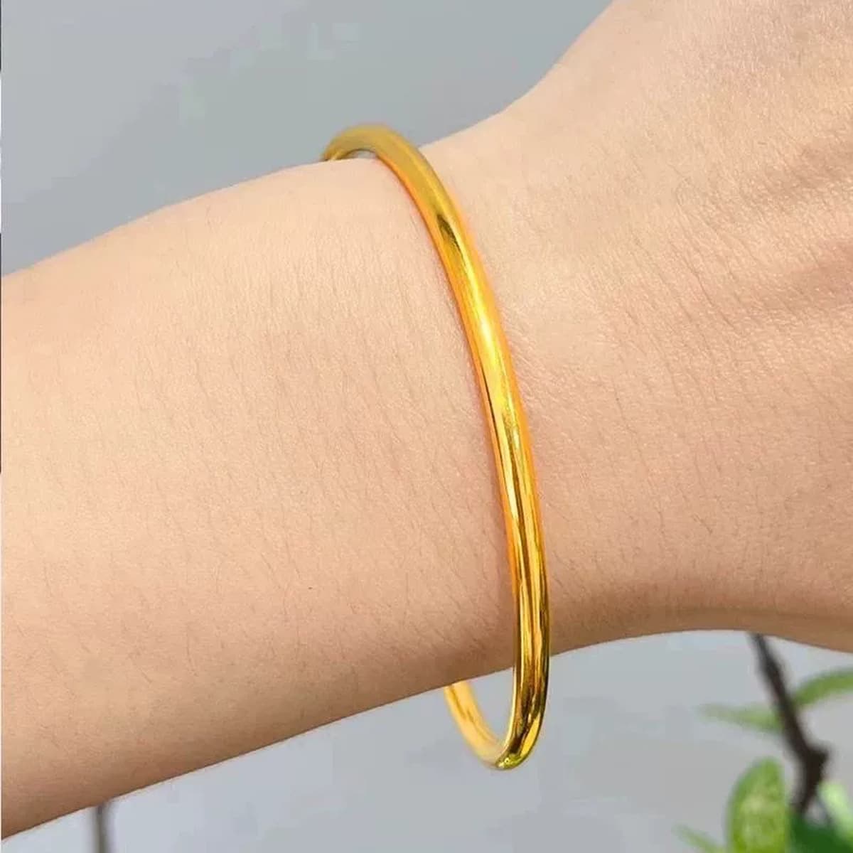 Золотые украшения, браслет традиционного исполнения, не выцветающий браслет из нефрита и золота, простое однотонное...