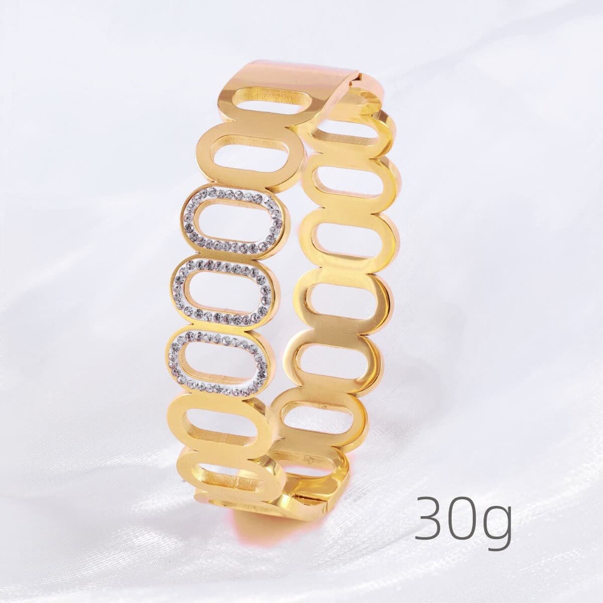 Женский браслет с четырехлистным клевером, покрытый гальваническим покрытием, не выцветает, экологичный, европейский и...