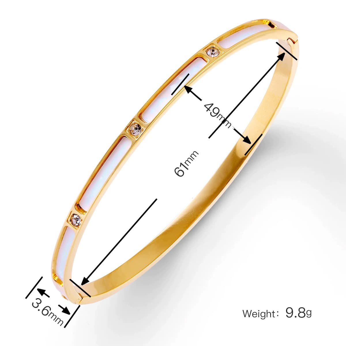 Женский браслет с четырехлистным клевером, покрытый гальваническим покрытием, не выцветает, экологичный, европейский и...