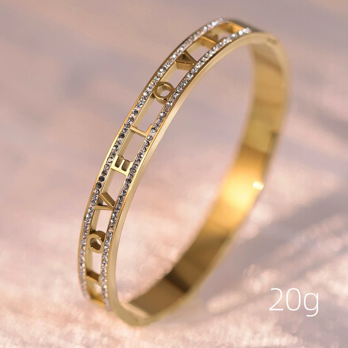 Женский браслет с четырехлистным клевером, покрытый гальваническим покрытием, не выцветает, экологичный, европейский и...