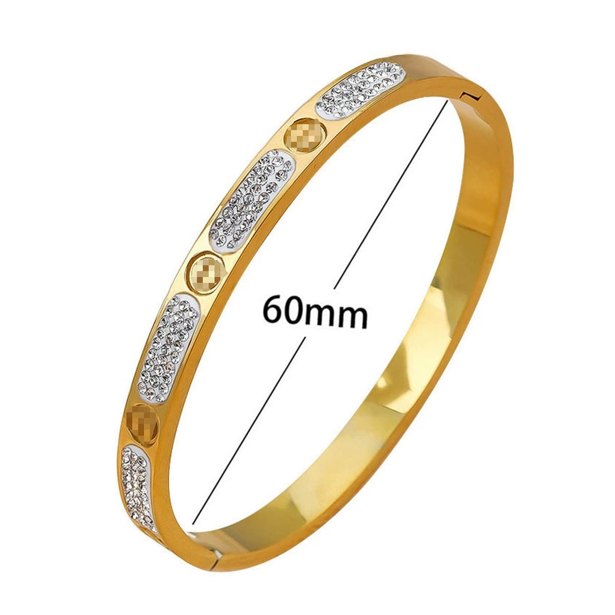 Женский браслет с четырехлистным клевером, покрытый гальваническим покрытием, не выцветает, экологичный, европейский и...